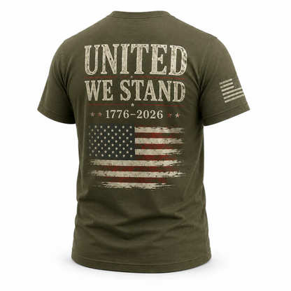 We The People TShirt, 250 Years Of Liberty 1776 2026 Tee, United We Stand Apparel
