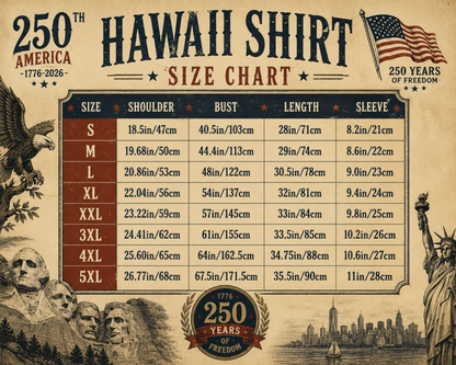 250 Years We The People Hawaiian Shirt 1776-2026, Patriotic USA Flag AOP Hawaii Shirt, 4th of July Gift